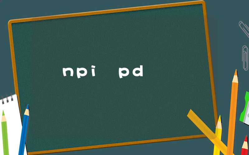 npi pd